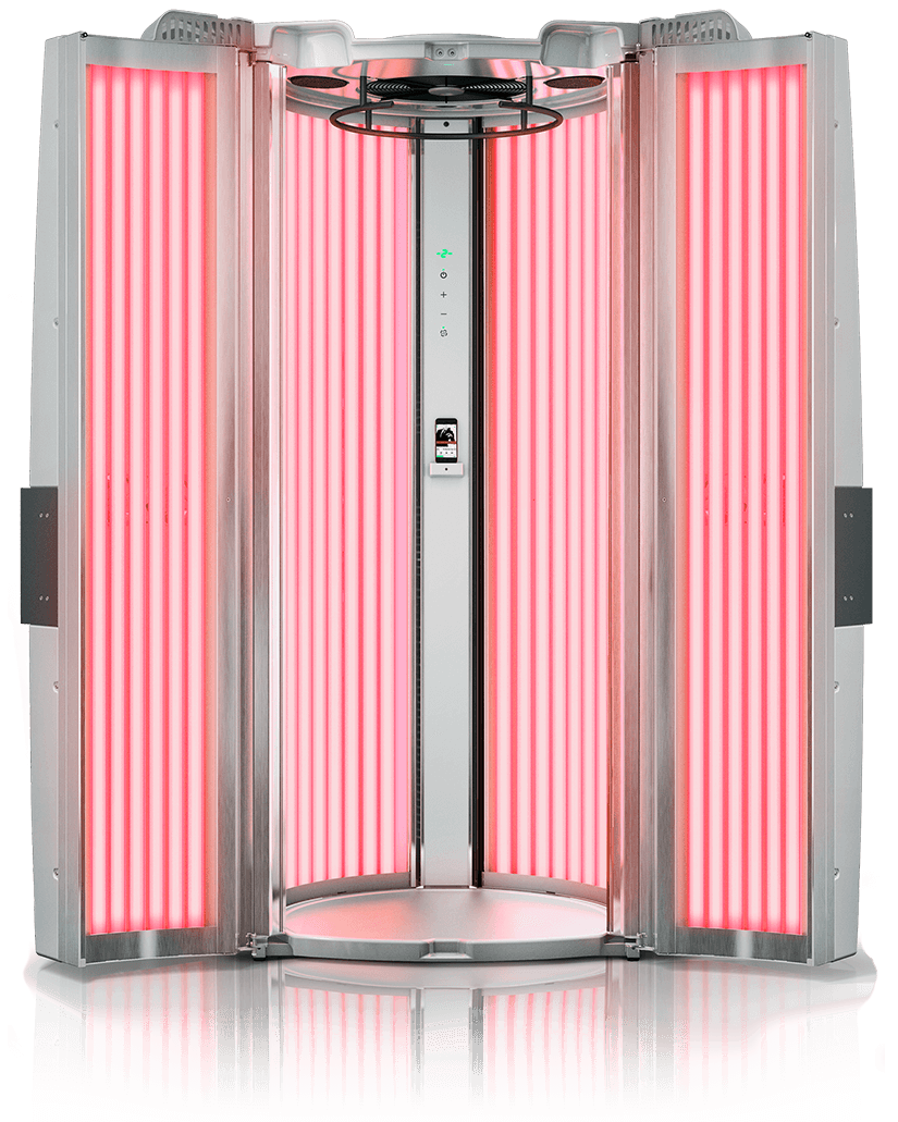 renuvaskin s4800 red light therapy booth open